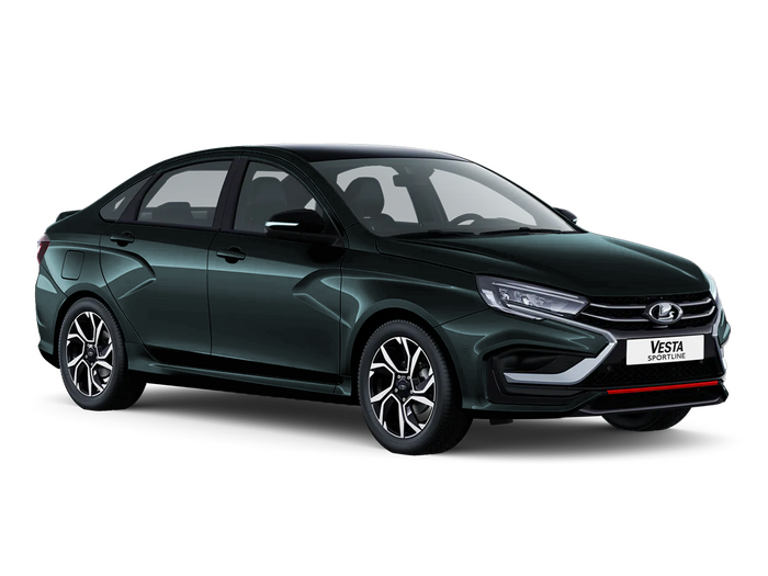 Lada Vesta Sportline Серебристо-темно-серый