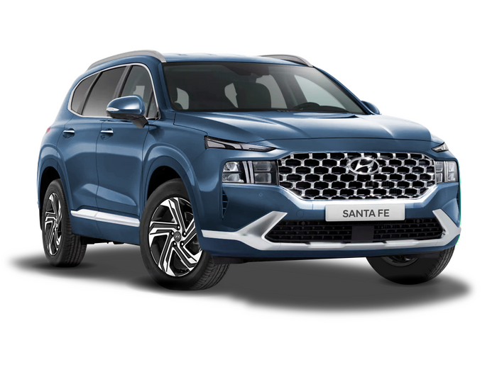 Hyundai New Santa Fe Синий Lagoon Blue